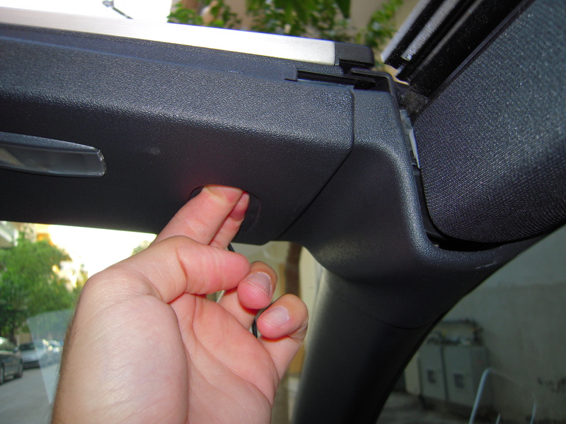 release plastic upper right corner